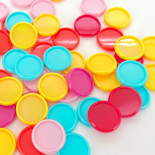 Imagen 2 del producto Discos de plástico de encuadernación para cuaderno y diario, 100 piezas, 28mm, planificador de agujeros de setas