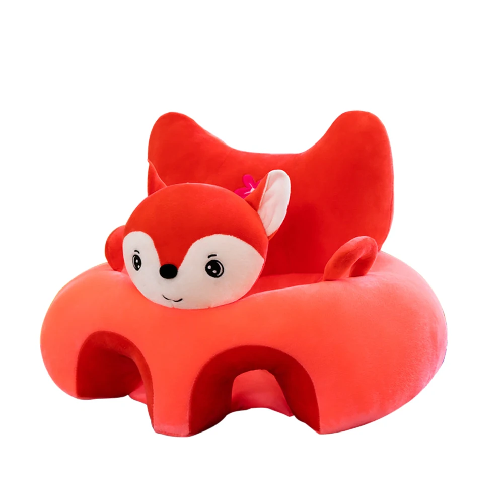 Baby Sofa Support Seat Cover Cartoon Learning To Sit Comfortable Chair Comfort Washable Animal Sofa without Cotton