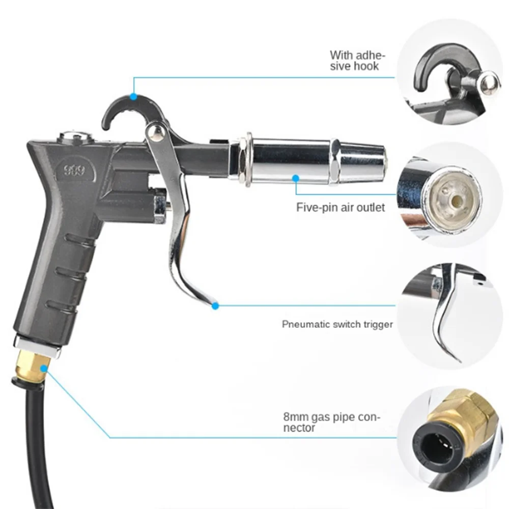 Imagem -04 - Pistola Pneumática Eletrostática com Gerador de Alta Tensão Ionizante 110v 220v