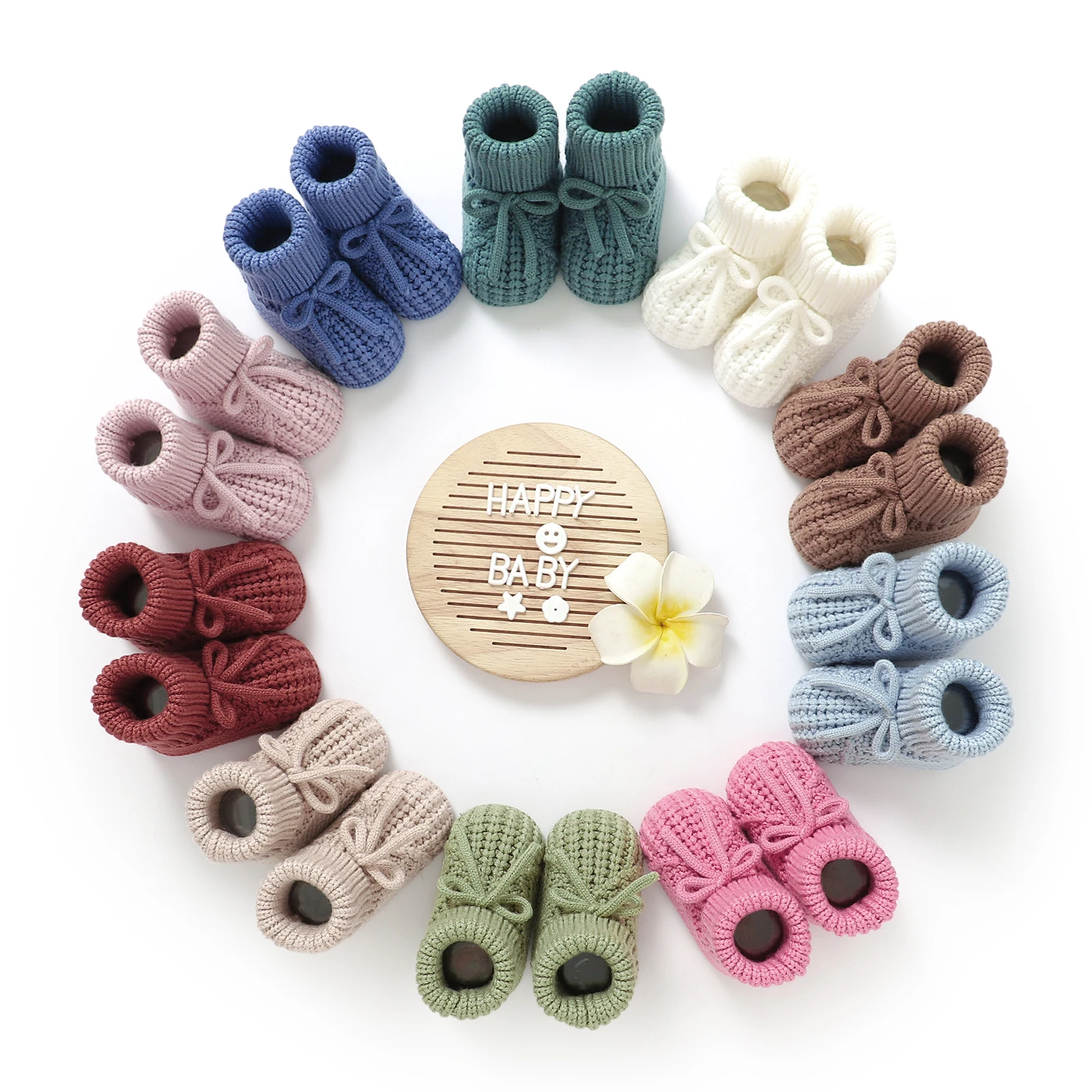 

Обувь для новорожденных, трикотажная одежда, аксессуары, сапоги для маленьких мальчиков и девочек, модная однотонная детская постельная белье с бантом для малышей, От 0 до 18 месяцев