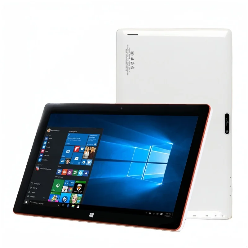 Tablette PC Windows 10 avec écran IPS, 2 Go de RAM, 32 Go de ROM, eMMC, processeur Zino 35F/ Z8300, 10.6x1366, 768 ", 6600mAh, USB 3.0, C23S