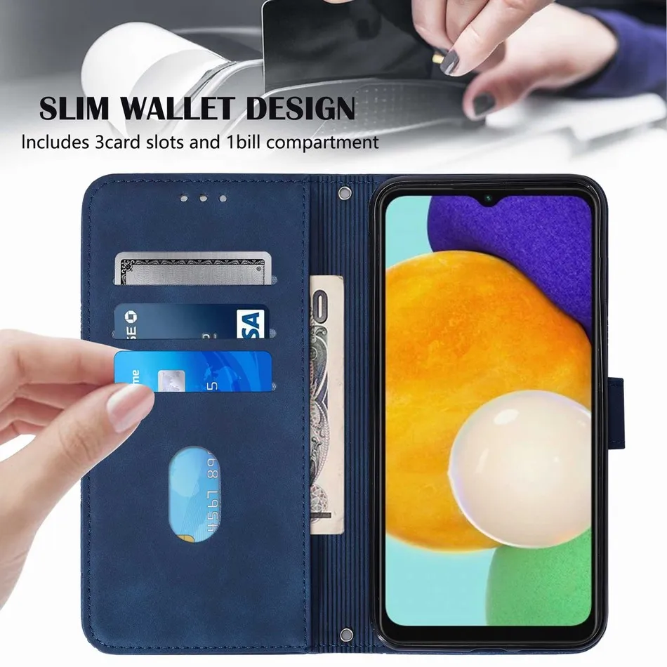 Flip Leather Retro Phone Case For OPPO Realme C55 C31 C12 C15 C25 7i 8 8i 10 Pro Plus 5G Card Slot Wallet Stand Cover Coque D03G