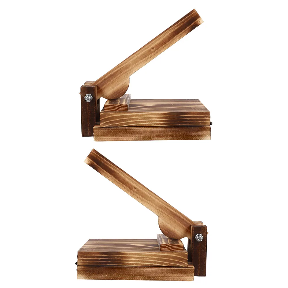 

2pcs Dumpling Pressing Tool Press Kitchen Household Dumpling Presser Tool Smooth Wooden Mold Maker Household Accessory