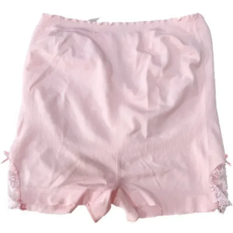 Korean Grey Safety Short Pants Female Panties Lace Seamless Lace Butt Lift High Waist Flat Belly Panties Shorts Briefs Underwear image 5