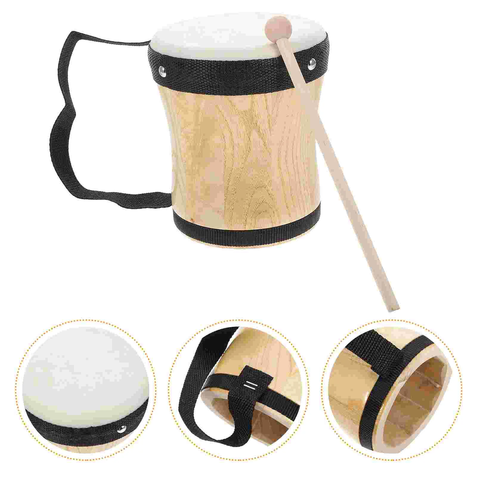 Drummer Clapping Drums Toy Percussion Instrument for Kids Children's Musical Aldult Sheepskin Baby Education