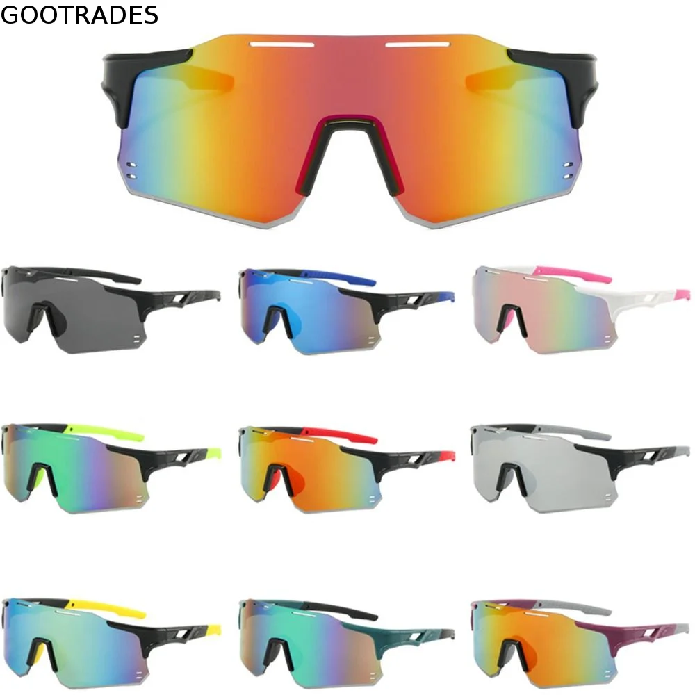 Clear UV Protection Sports Sunglasses Color Change Ventilated Cycling Glasses Non-slip Wrap Around Biking Eyewear Baseball