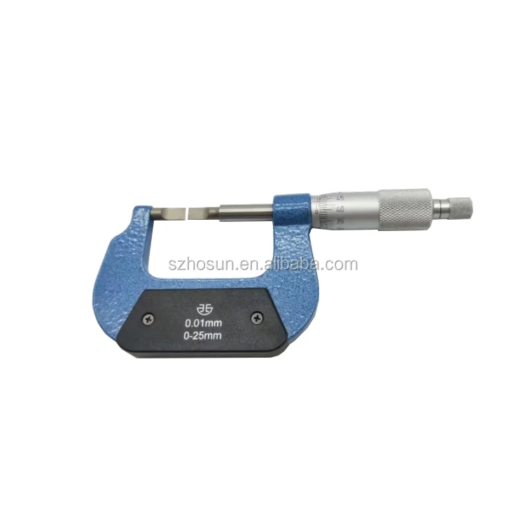 High precision China supplier 0-25mm A model type 0.75  head machine  micrometer