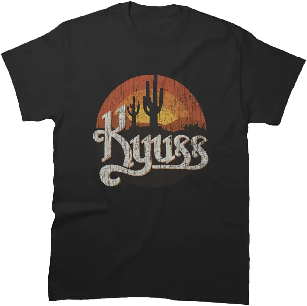 

Рубашка Kyuss с рукавом для мужчин и женщин, футболка с закатом 1987, крутая Праздничная футболка унисекс для друзей, подарок на день рождения