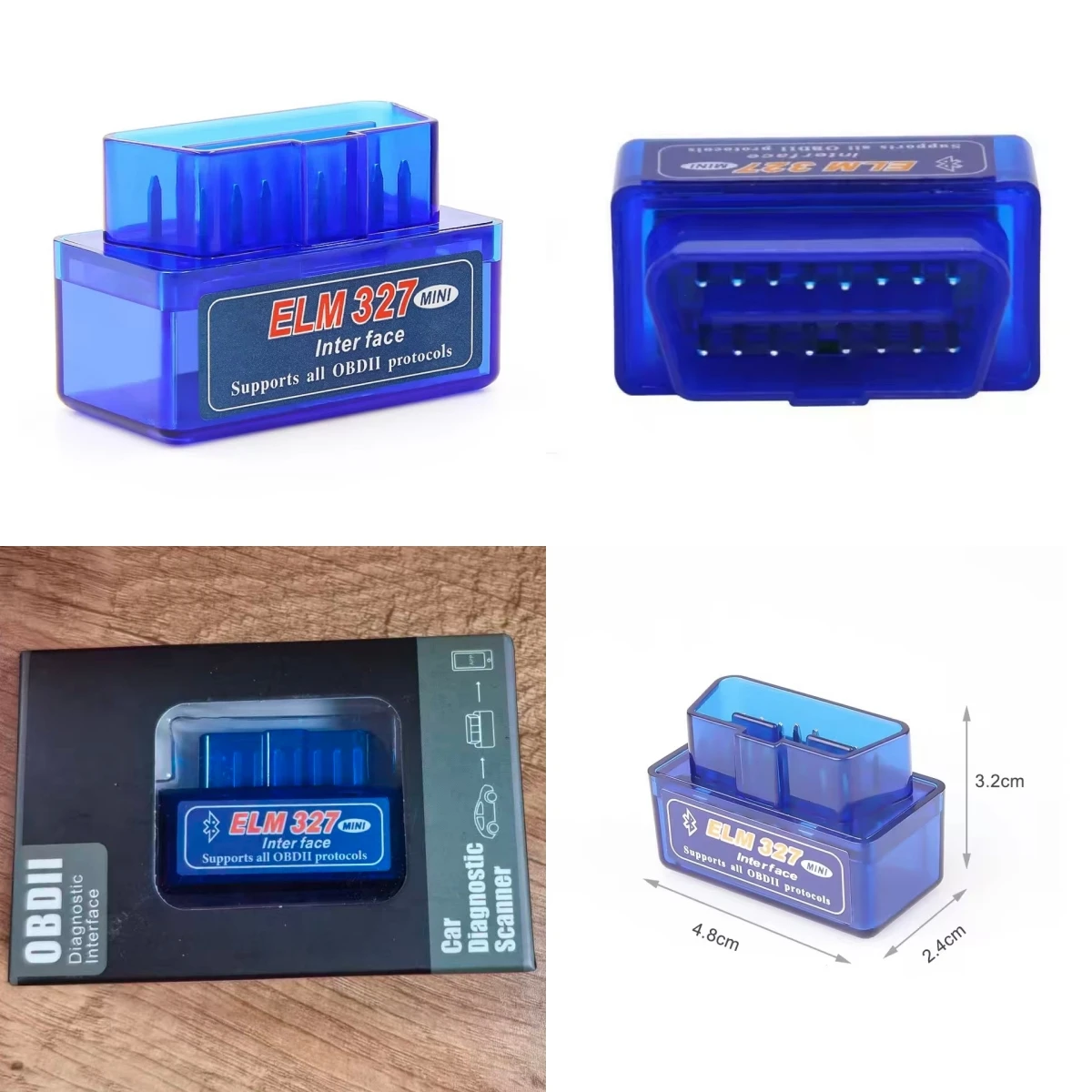 OBD2 Auto Car Diagnostic Scanner elm 327 Bluetooth For Android/IOS ODB2 Scan Code Reader OBD2