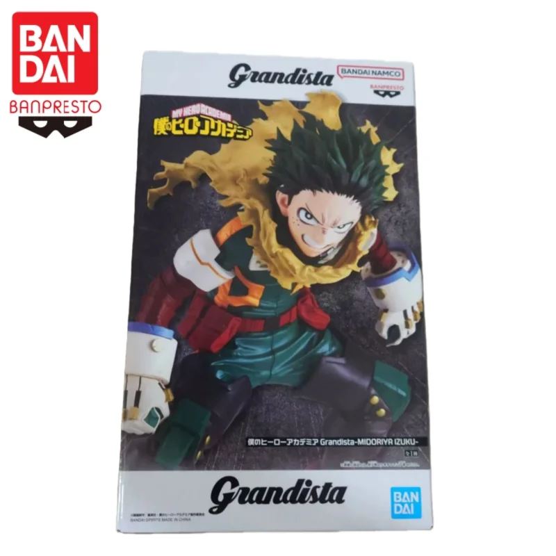 

В наличии: Оригинальная фигурка Bandai Banpresto My Hero Academia Мидория Изуку, новая, в коробке, коллекционная модель, украшение для гаража