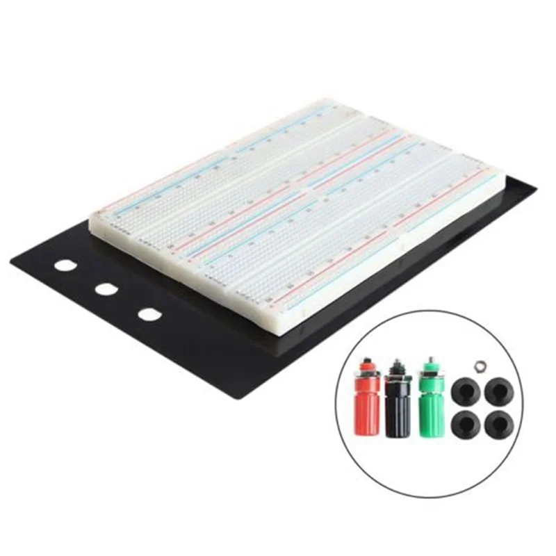 Daily Solderless Breadboard Protoboard 1660 Positions Multifunctional Convenient Portable ZY-204 With Banana Jacks