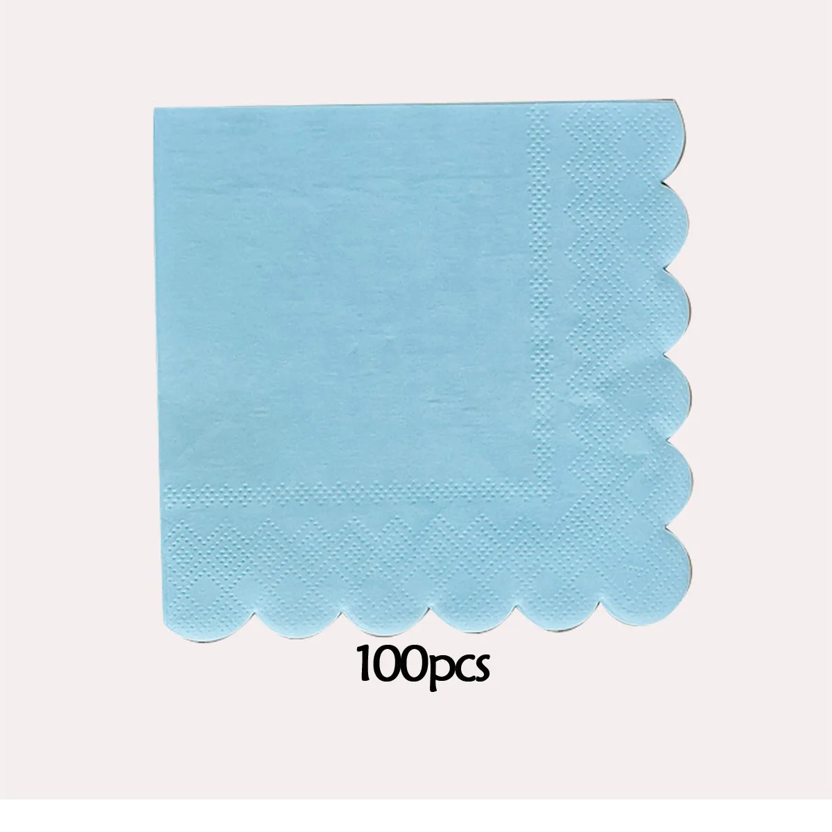 Disney 100pcs Double-deck Disposable Napkins For Party Birthdays Weddings Home Dinner decoration supplies Solid