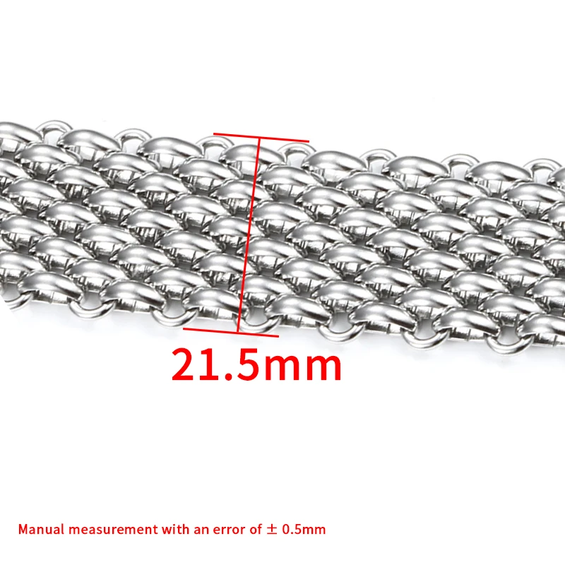 1Meter Stainless Steel 3Rows 7Rows 9Rows Chains For Jewelry Making Supplies DIY Beautiful Necklace Bracelet Fashion Accessorie