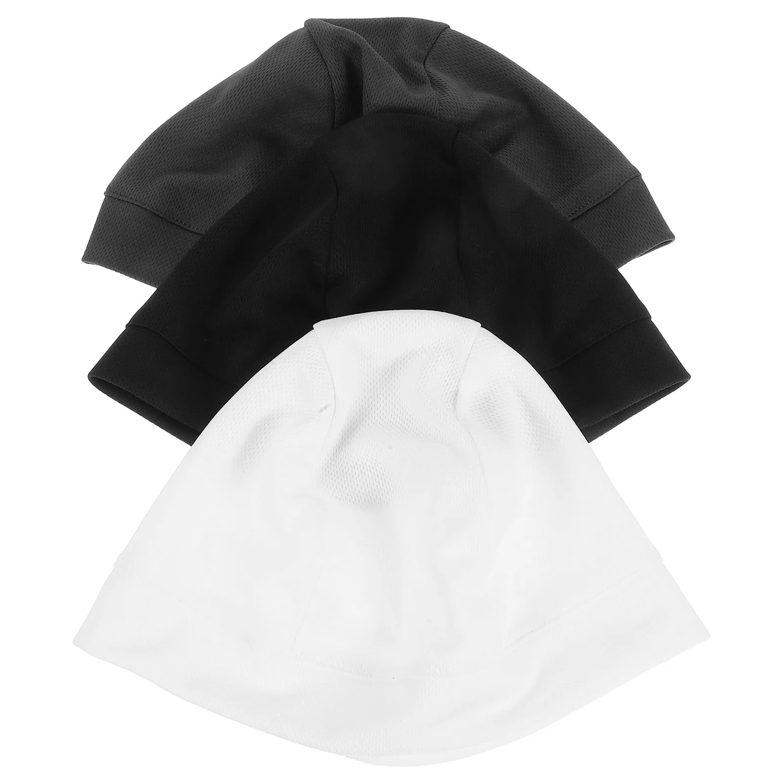

3pcs Quick-Dry Uv Protection Inner Cap Stretchy Sweat Liner Cycling Headwear Breathable Linning For All
