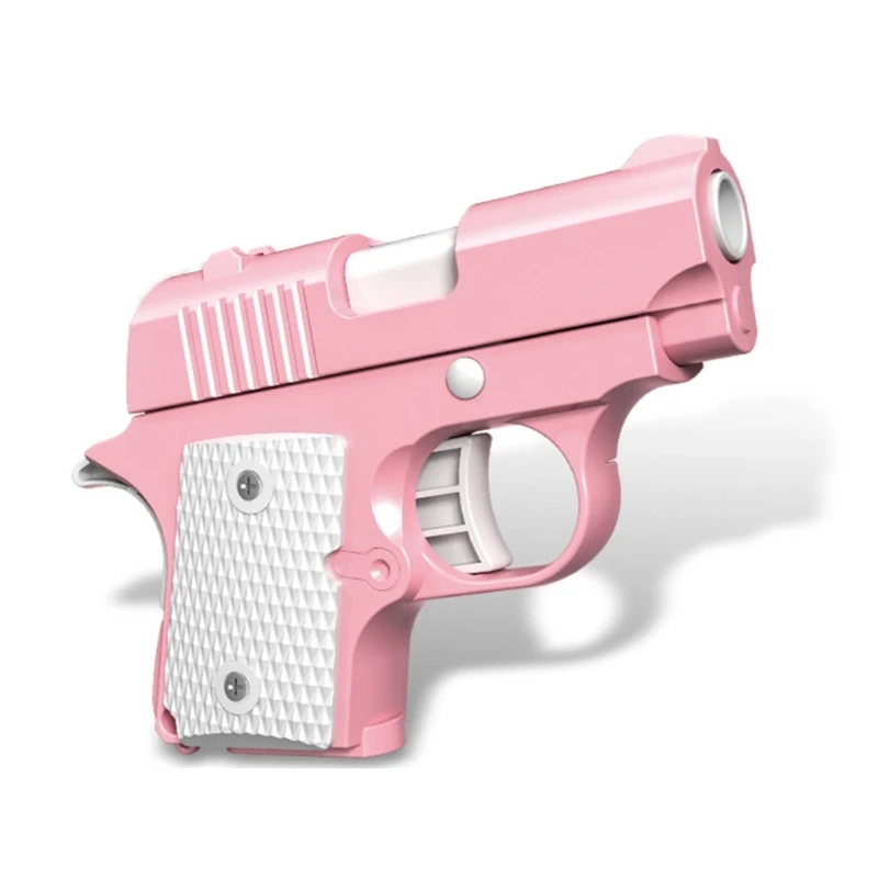 Empty Load Handgun Toy DIY Handgun Perfect for Office and School Stress Relief Gadget DIY Handgun Shaped Toy