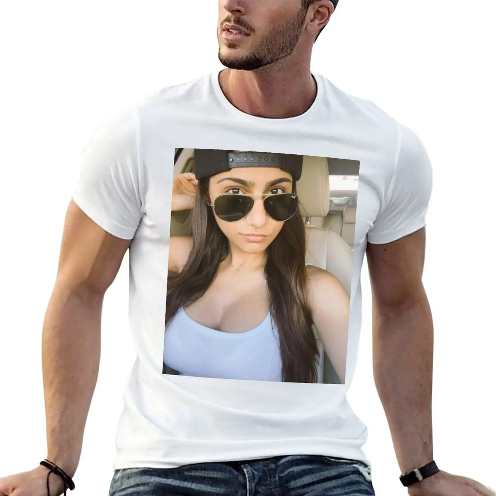 

shirt 100% t Khalifa Mia cotton man T-Shirt brand men shirt luxury luxury t