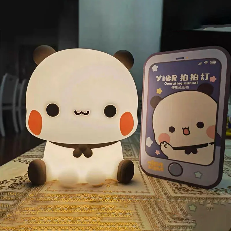 

Original Bubu And Yier Led Night Light Rechargeable Type-C Charging Port Nightlight For Bedside Bedroom Living Room Gift