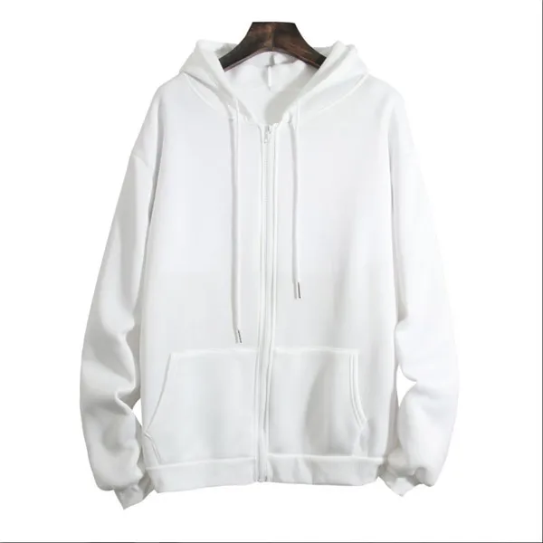 European American Loose Hooded Sweater Women's Autumn and Winter Zipper Cardigan Top