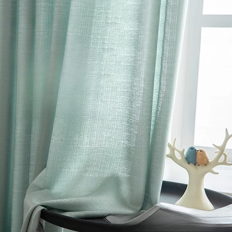 

Новый продукт, европейские свежие и простые солнцезащитные шторы, прозрачные шторы для гостиной, столовой, спальни, современный белый тюль, индивидуальный размер