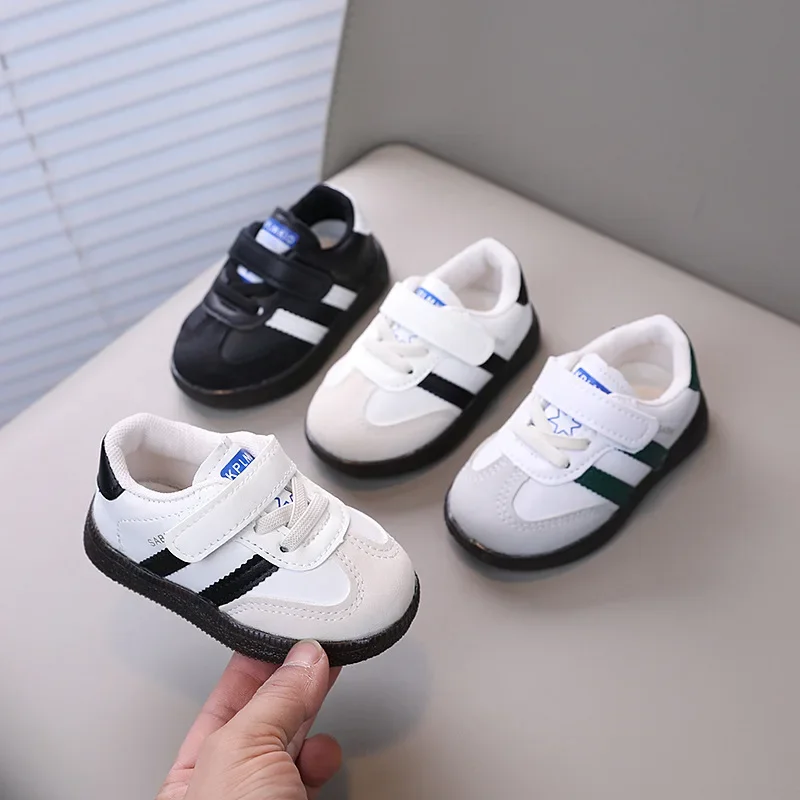 Spring Autumn Toddler Baby Soft Sole Walking Shoes Baby Casual Board Shoes Forrest Gump Shoes Kid\'s Chic Sports Shoes Sneakers