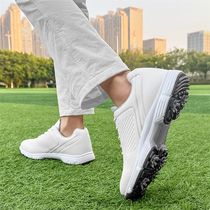 Golf Shoes Men Waterproof Breathable Spike Golf Athletic Sneaker Women Walking outdoor Sport Shoes Professional Golfing Footwear