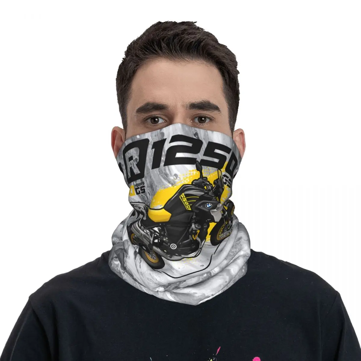 Remarkable Bandana Neck Cover Printed Motorcycle Club GS 40 Face Mask Multi-use Cycling Riding Unisex Adult Winter