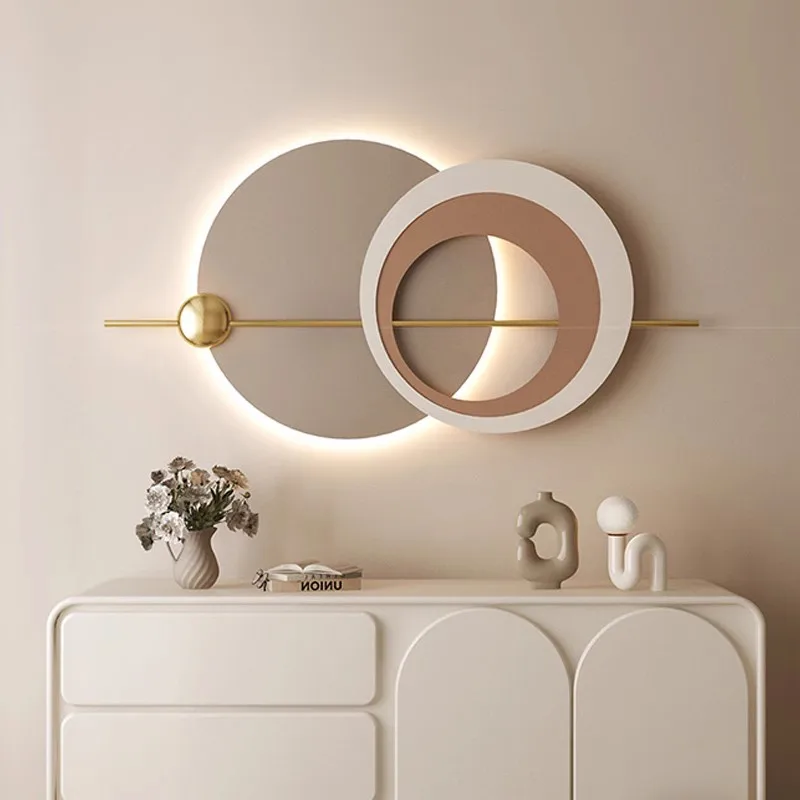 

Light luxury Italian wall decoration wall hanging bedroom bedside wall decoration living room background hanging porch wrought i