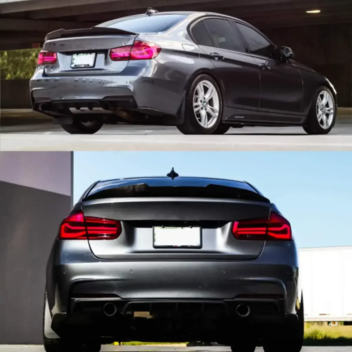 Car Rear Trunk Boot Lip Spoiler Wing per BMW serie 3 F30 F80 M3 Sedan 4 DR 2012-2018 tronco posteriore Boot Lip Wing Spoiler Body Kit