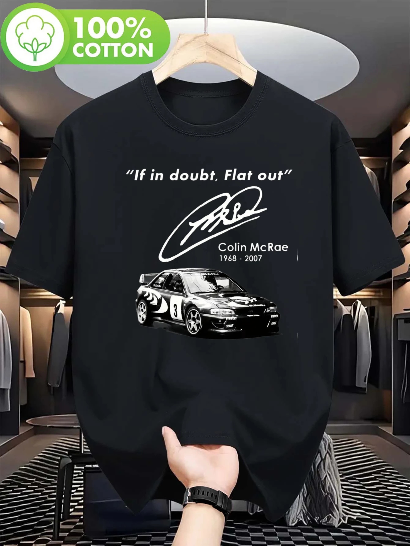 Mens Colin McRae Racing Tribute T-Shirt