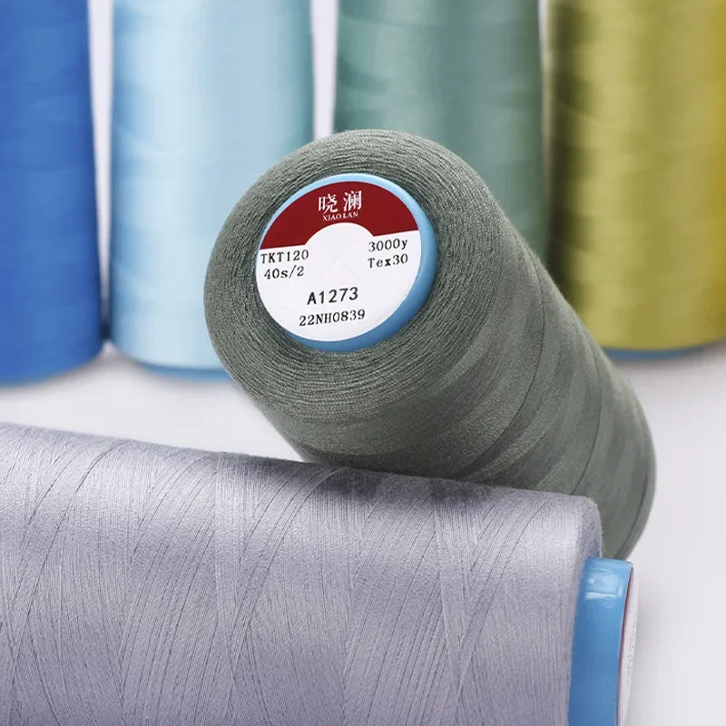خيوط البوليستر للخياطة ، تطريز البكرة ، ماكينة الخياطة المنزلية ، 40S ، 2 ، عالية الجودة #5