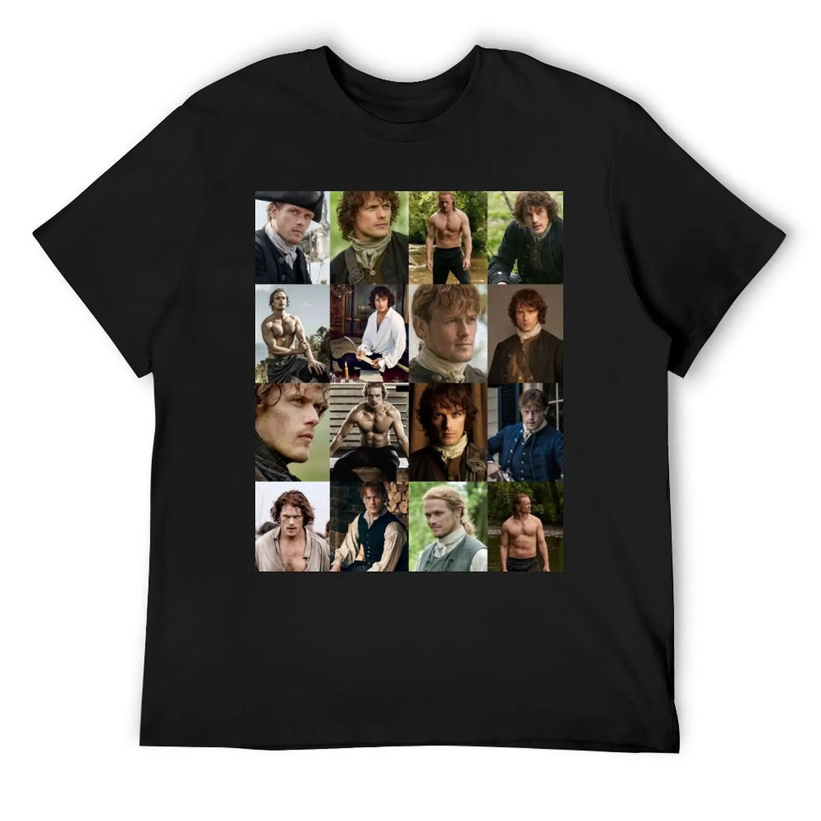 

Sam Heughan T-Shirt oversizeds designer shirts Clothing funny t shirts for men