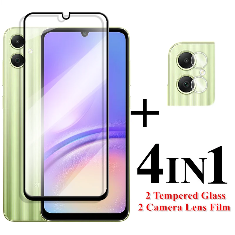 

For Samsung Galaxy A05 Screen Protector 6.7 inch Full Cover Glass For Samsung A05 4G Tempered Glass For Galaxy A05 Lens Film