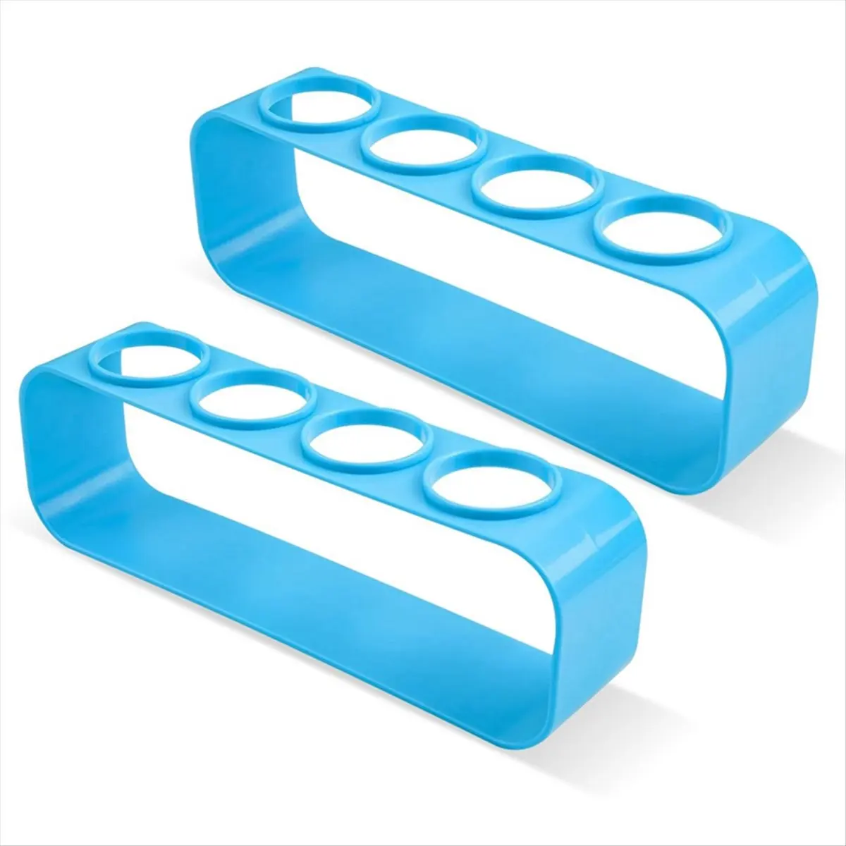 Organizer na butelki, 2 sztuki, 4 przegródki, stojak do przechowywania, tacka na blat kuchenny na butelki z wodą.