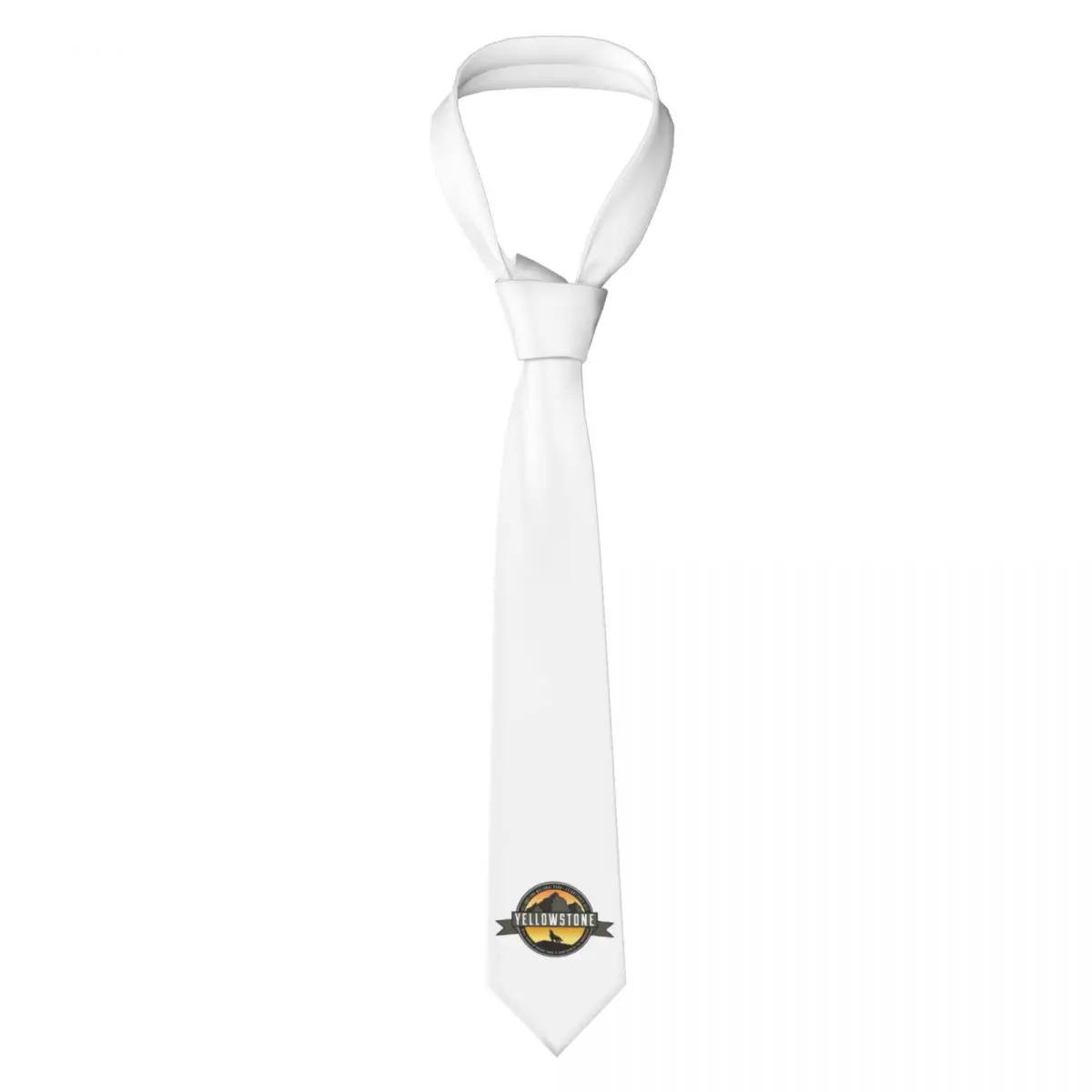 Yellowstone Quick Dry Dutton Ranch Necktie for Men Silk Polyester 8 cm Neck Ties Wedding Accessories Tie Classic Gravatas