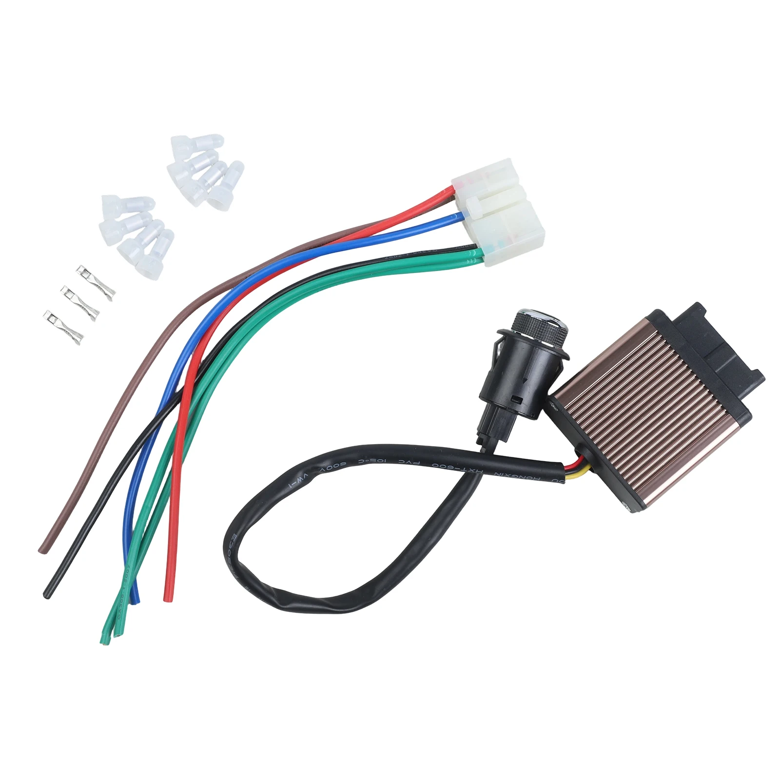 12V Car Seat Ventilation Heating Switch Controller 23mm Rotary Knob Climate Control Module For Auto Air Conditioner Accessories