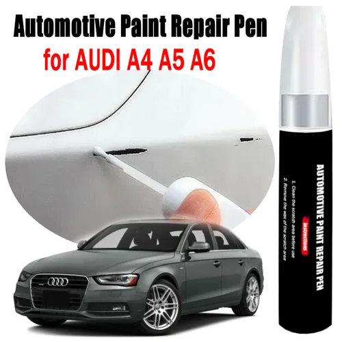 Pluma de reparación de pintura automotriz para AUDI A4 A5 A6, pluma de retoque, eliminador de arañazos, accesorios para el cuidado de la pintura del coche