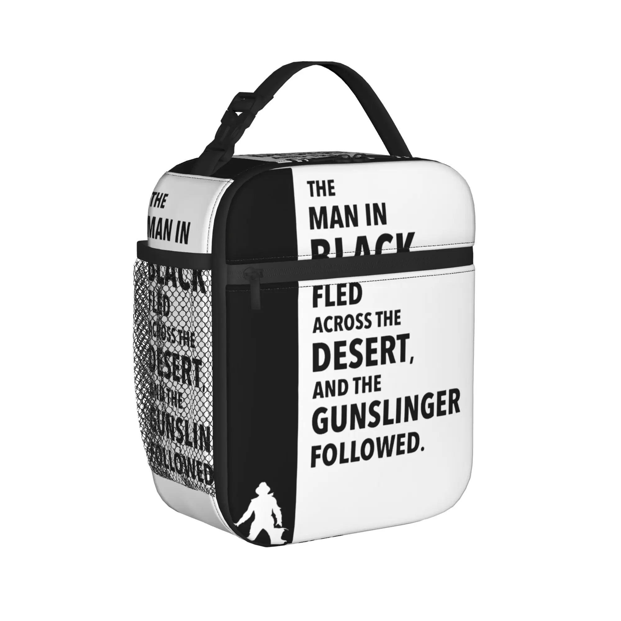 The Dark Tower  Crimson Desert   black Insulated Lunch Bags Lunch Container Cooler Bag Tote Lunch Box School  Picnic Girl Boy