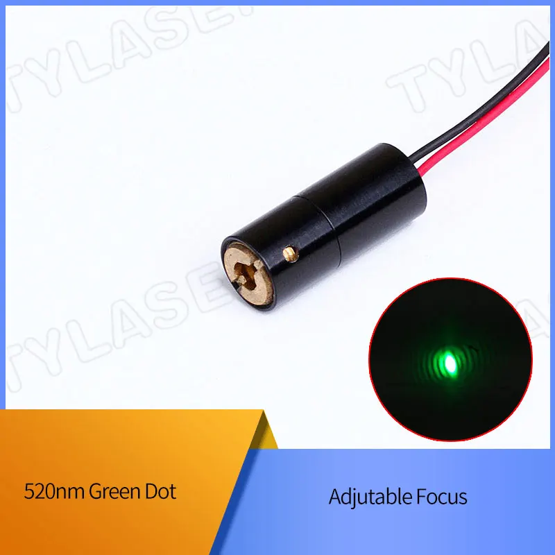 Adjustable Focus D8X30mm 520nm Green Laser 1mW  5mW 10mW 20mW 30mW Dot Laser Diode Module Industrial Grade ACC Driver TYLASERS