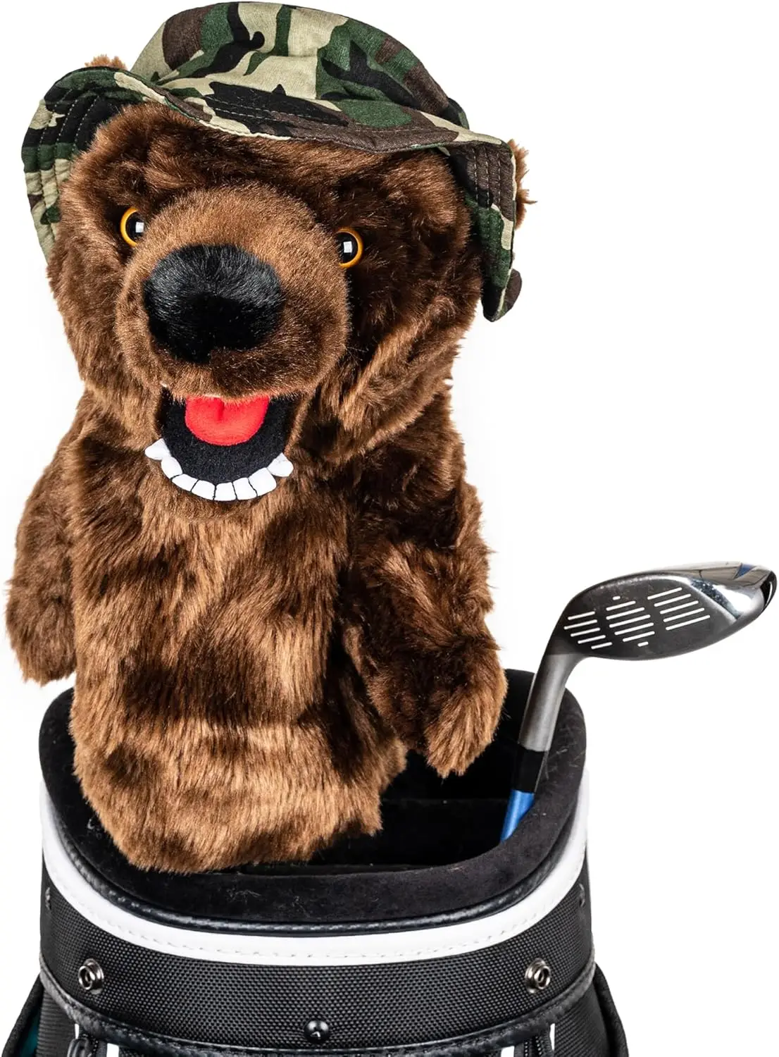 

Премиальный военный чехол для головного убора Bear Driver | Забавные чехлы для клюшек для гольфа для мужчин и женщин | Стильная защита