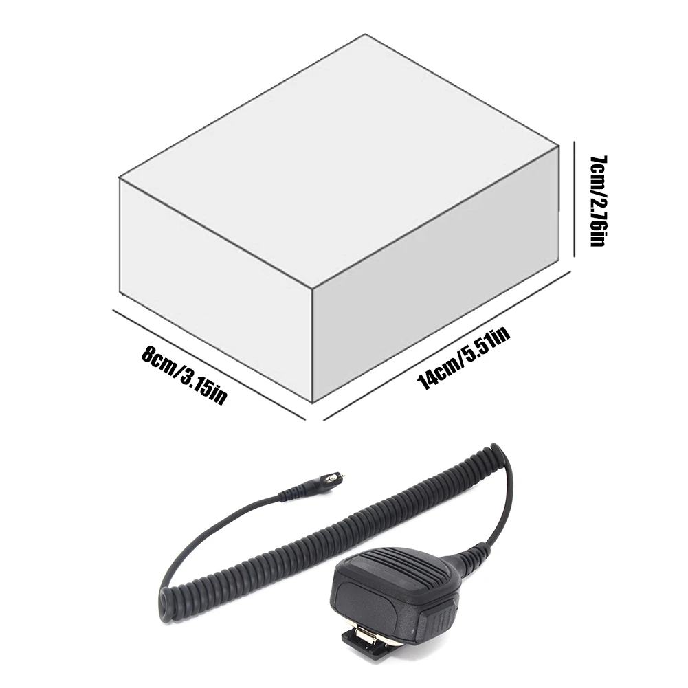 PMMN4013A PTT Microphone Weatherproof Remote Speaker Microphone Shoulder Walkie Talkie Parts Accessories for Motorola Radio view 5