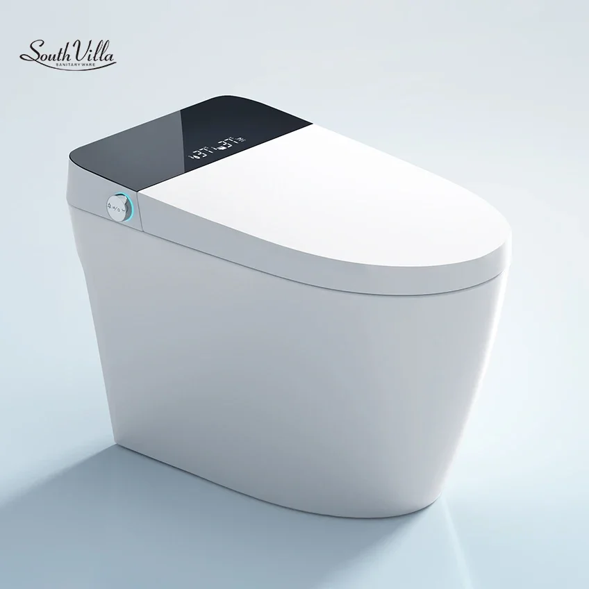 Smart Toilet, Self Cleaning One Piece Wc Toilet Bowl Automatic Intelligent Toilet Bidet, with remote