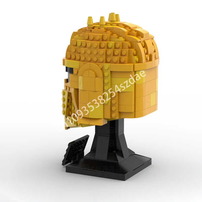 602PCS MOC Science Fiction Movie (STAR BATTLE) The Armorer (Helmet Collection) Building Blocks Model Festival Gifts