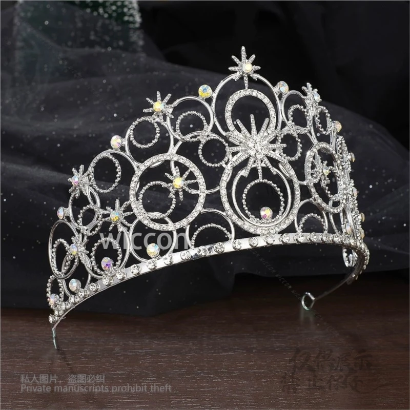 Wicked Glinda 4-Colors Crown Cosplay Dress Up Fantasia Headgear Disguise Costume Women Girls Halloween Carnival Accessories Cos