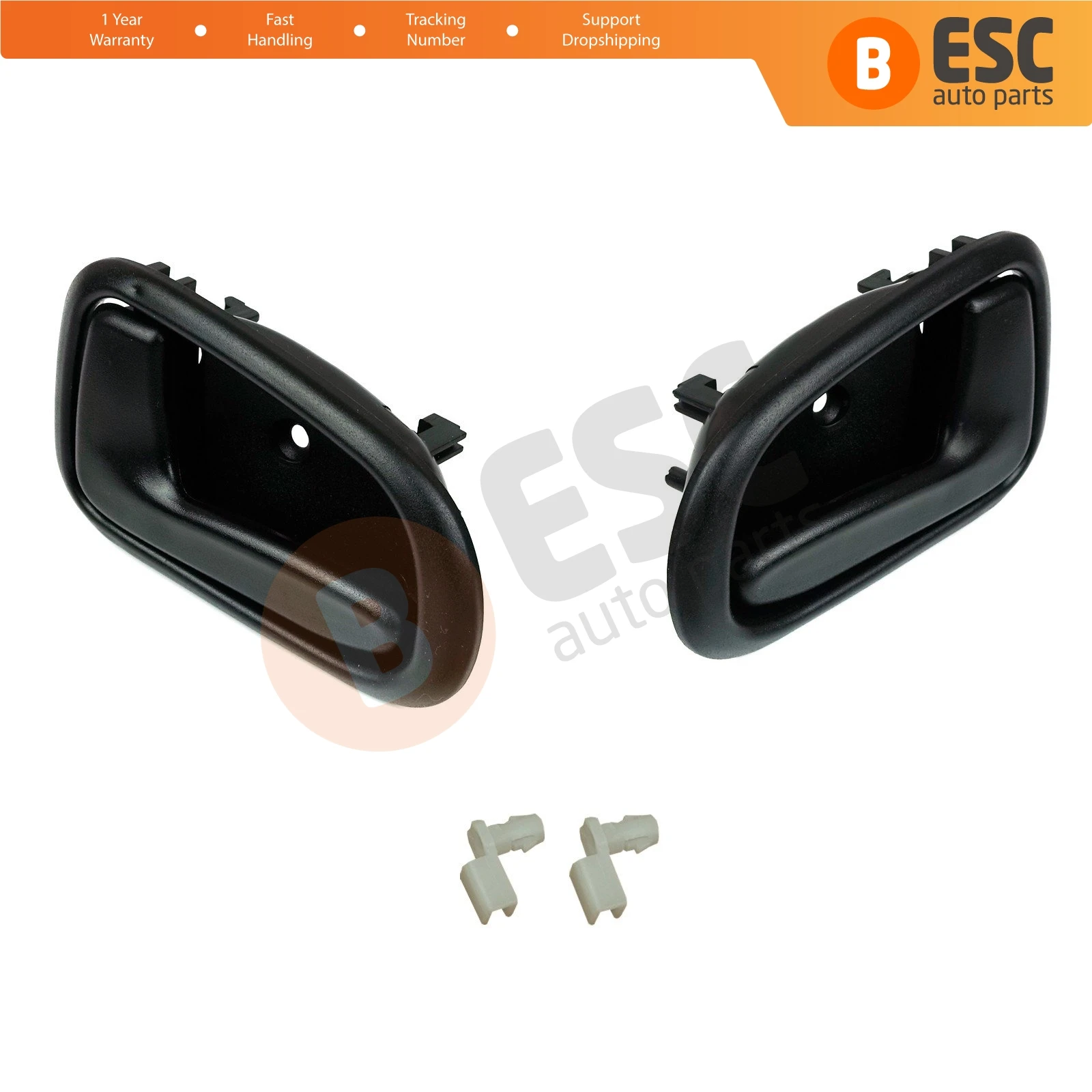 EDP1085 Inner Interior Door Opener Handle Black Left Right 69205-12120 69206-12120 for Toyota Corolla MK8 AE110 AE111 1995-2002