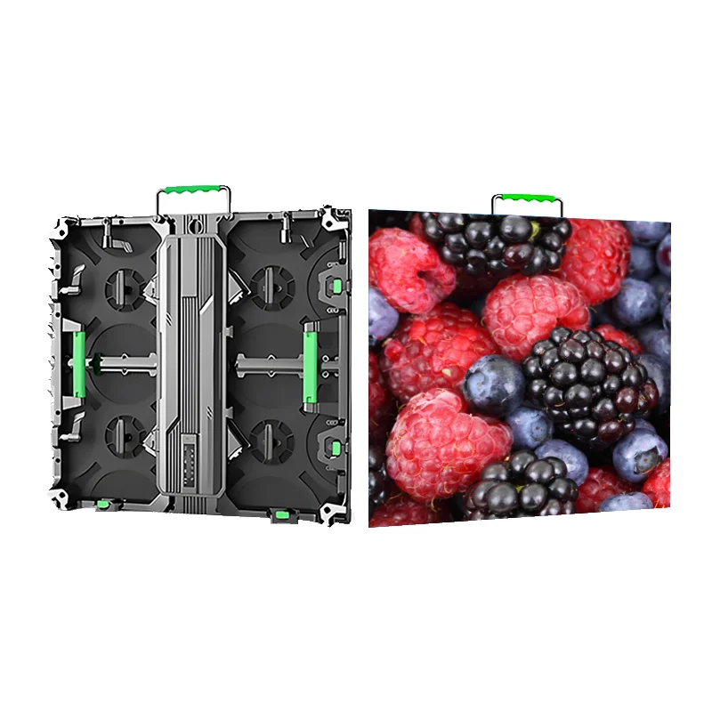 ลดราคาให้เช่าจอ LED ใหม่ สำหรับใช้งานกลางแจ้ง P3.91 P4.81 จอ LED ขนาด 500x1000 มม. 500x500 มม. ผนังวิดีโอ