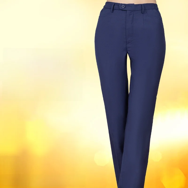 

New Women's plus Size Trousers Suit Pants Proper Management Work orm Autumn Winter Long Pants Straight Leg mid Waist