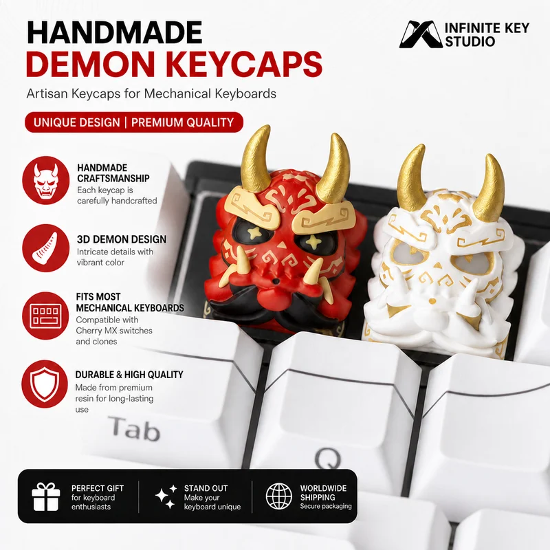 Mythical Beast Design Custom Resin Art Esc Keycap Replaceable Cartoon Cute Esc Keycap Accessories For Mechanical Keyboard