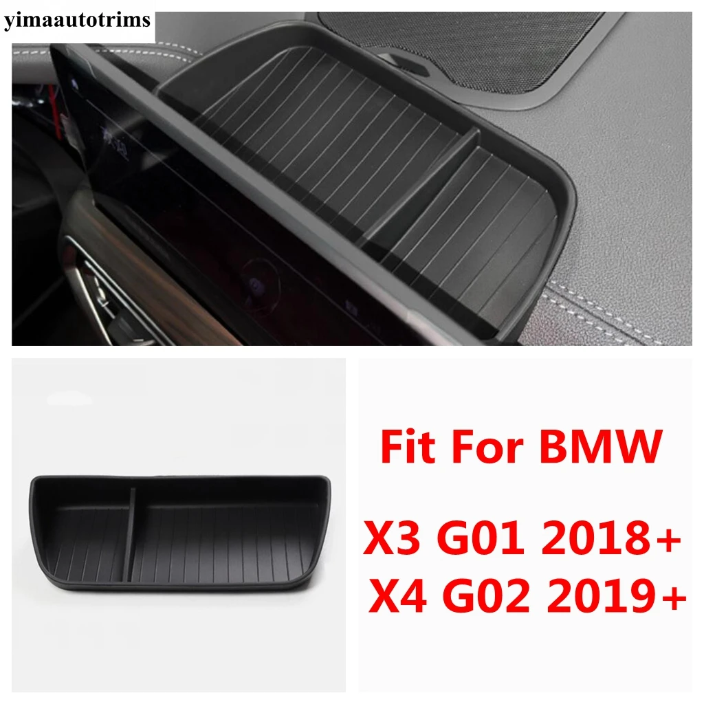 

Car Dashboard Instrument Storage Box Bracket Container Holder Tray Accessories For BMW X3 G01 2018 - 2023 X4 G02 2019 - 2023