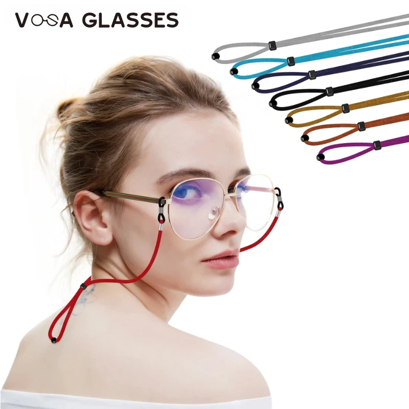 

New High Elasticity Sunglasses Lanyard Strap Necklace Eyeglass Cords Reading Glasses Chain Colorful Eyewear Strap Decoration