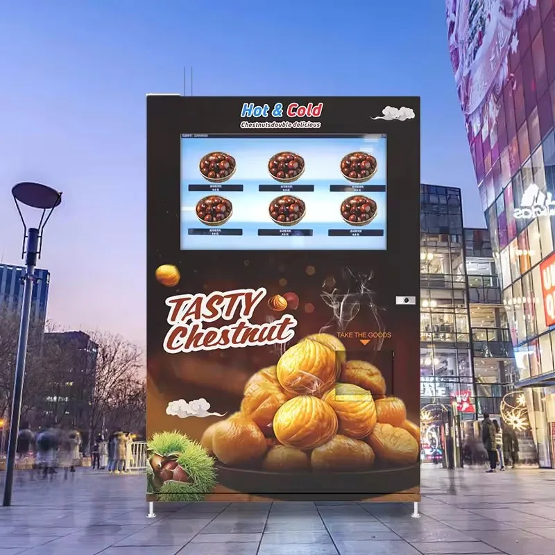 New Technology Customized Vending Machine Touch Screen Chestnut Vending Machine